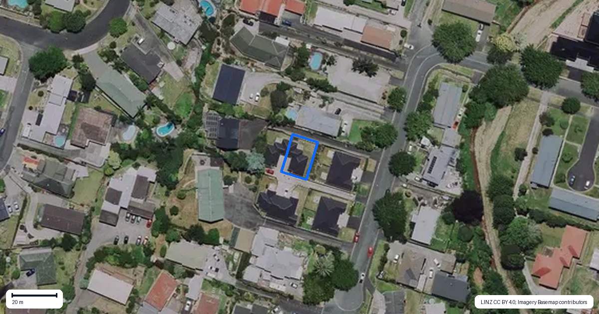 Property context map for 3/16 Rothwell Street, Dinsdale, Hamilton