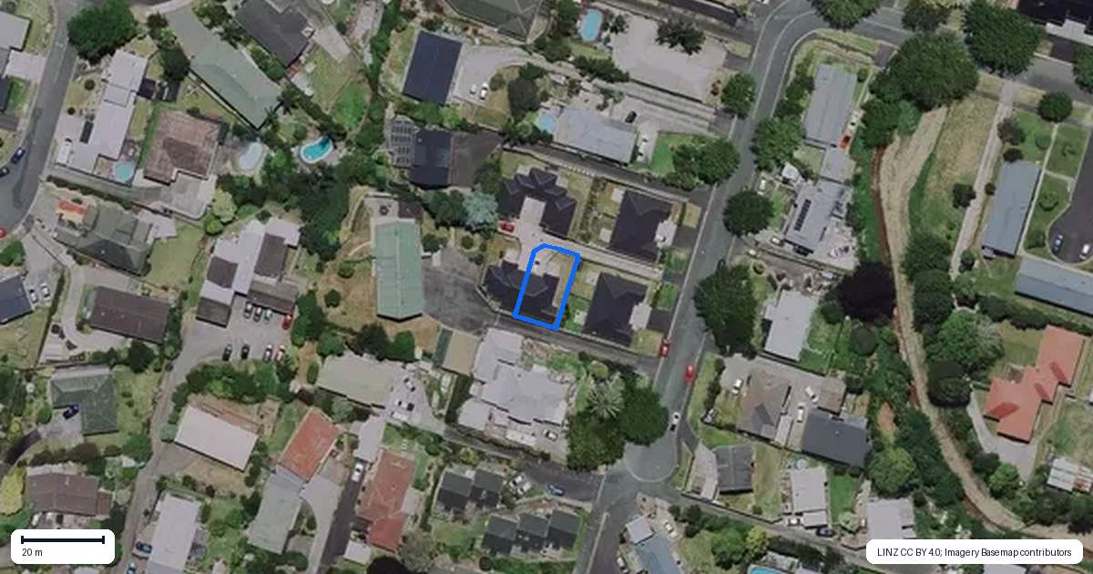 Property context map for 3/18 Rothwell Street, Dinsdale, Hamilton