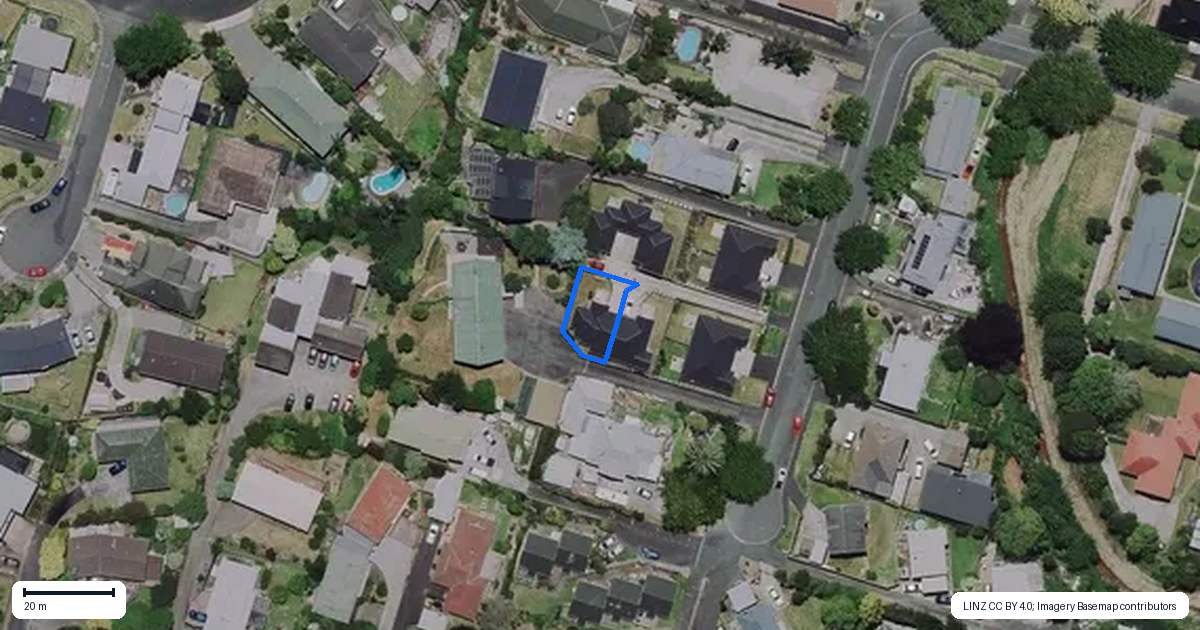 Property context map for 4/18 Rothwell Street, Dinsdale, Hamilton