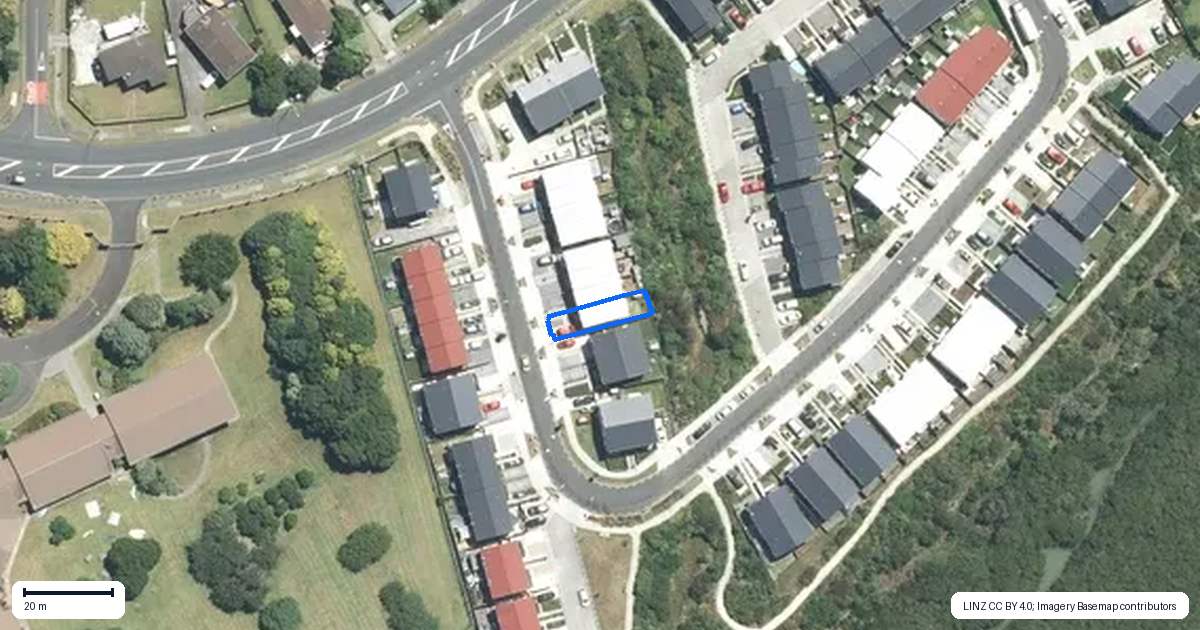 Property context map for 43 Matawhanga Drive, Wattle Downs, Auckland