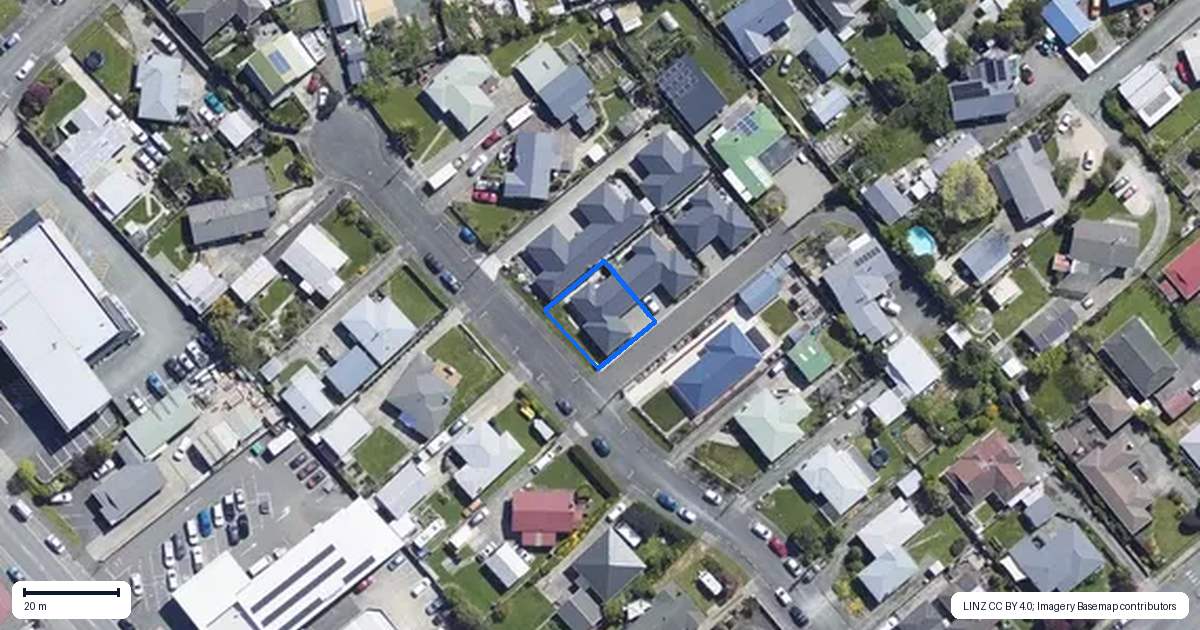 Property context map for 1/8 Chisnall Street, Richmond