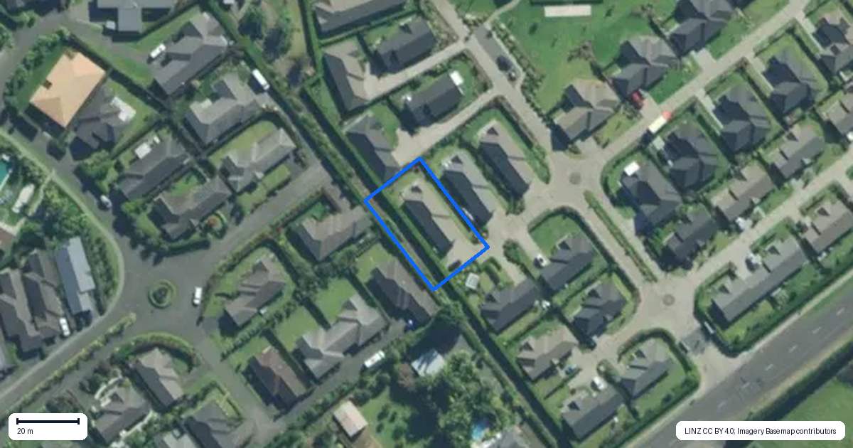Property context map for 17 Te Wairere Crescent, Kerikeri
