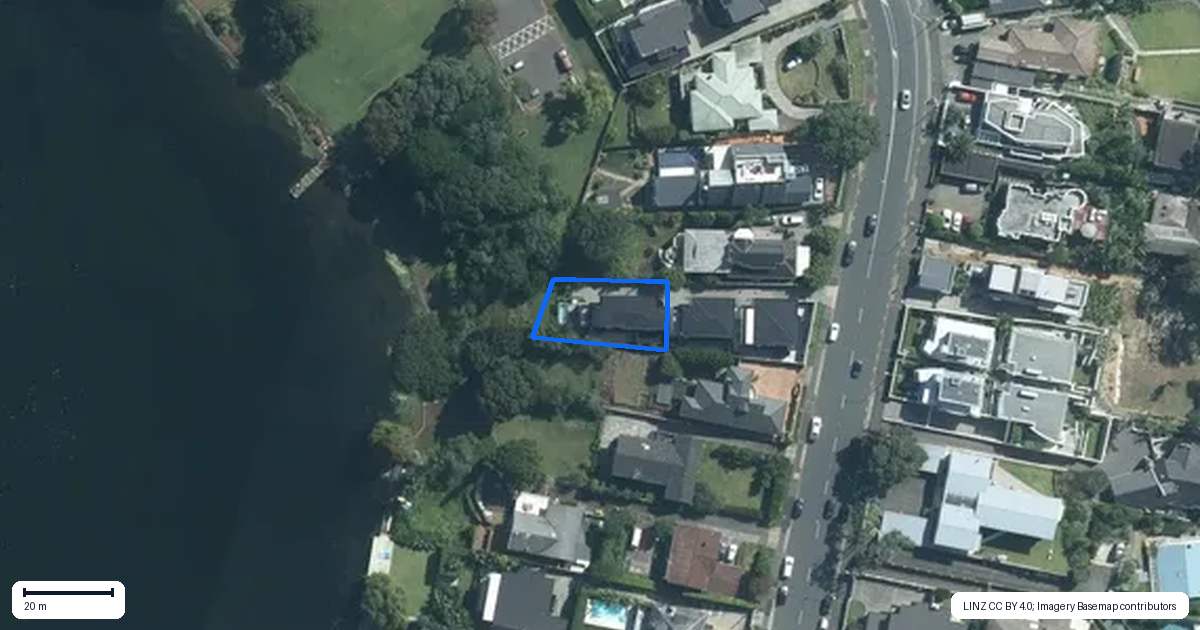 Property context map for 314C Hurstmere Road, Takapuna, Auckland