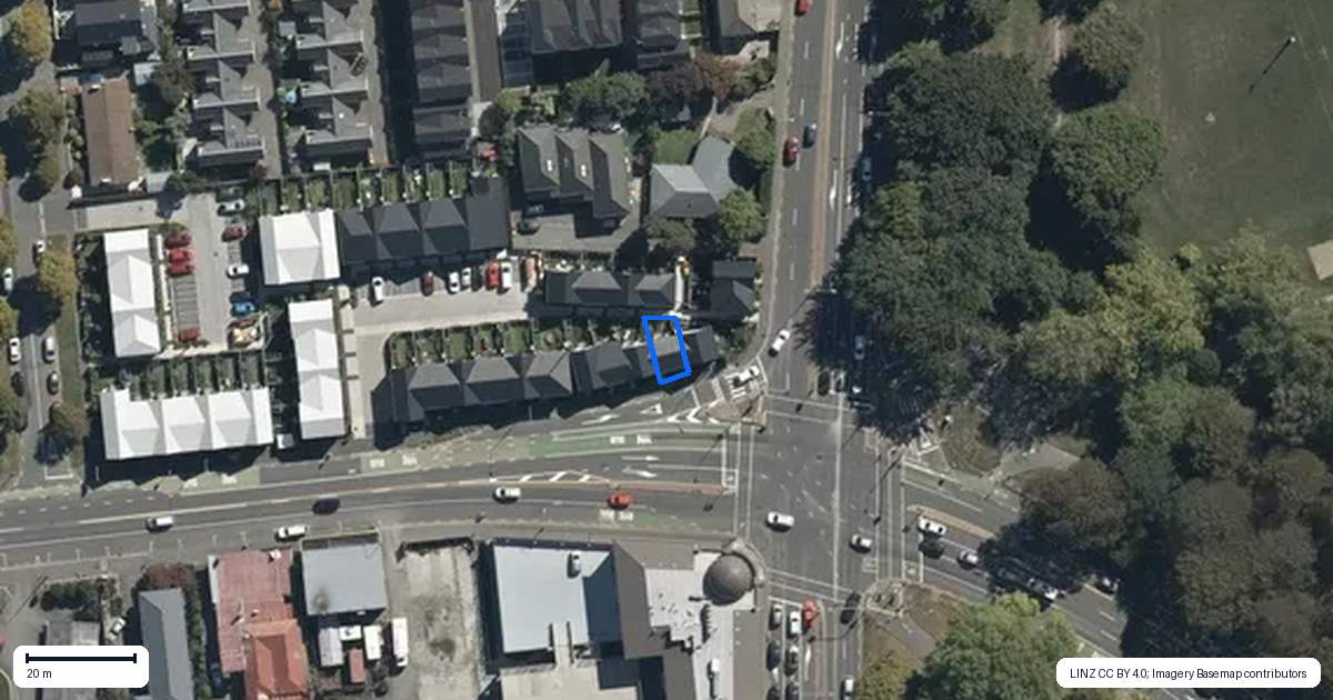 Property context map for 2/4 Riccarton Road, Riccarton, Christchurch