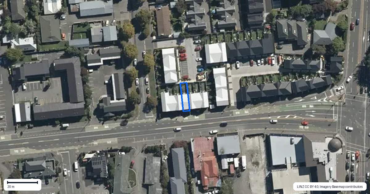 Property context map for 4/10 Riccarton Road, Riccarton, Christchurch