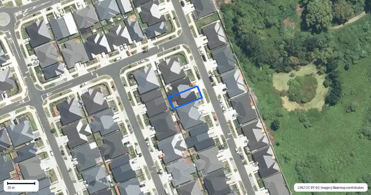 Property context map for 24 Harore Road, Takanini, Auckland