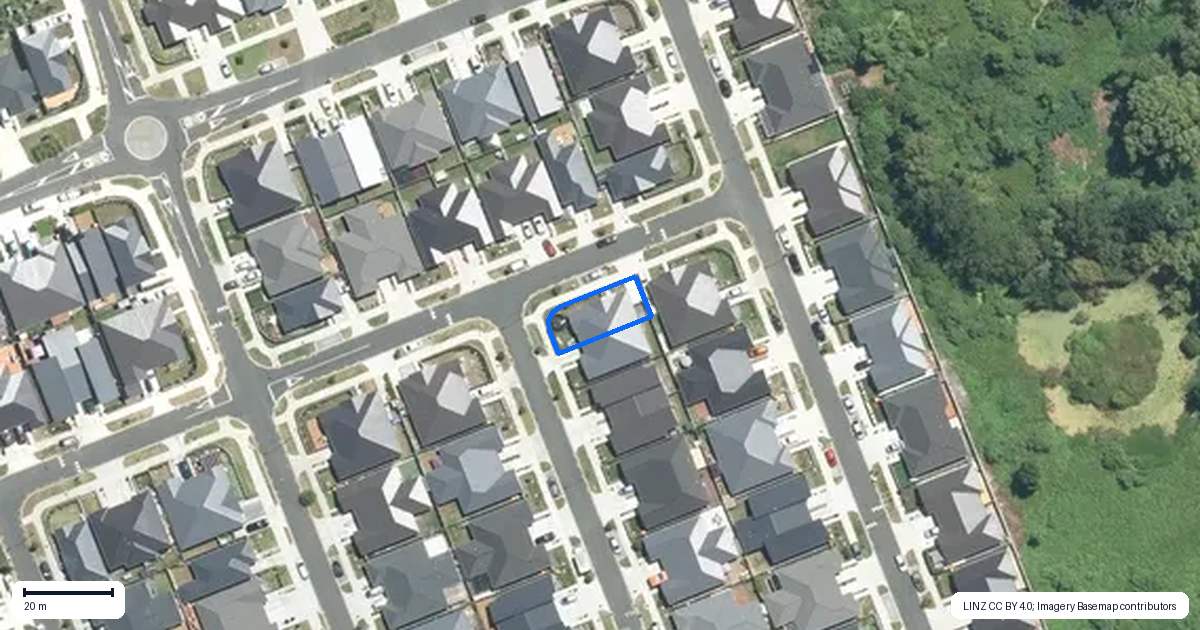 Property context map for 25 Whareatua Avenue, Takanini, Auckland