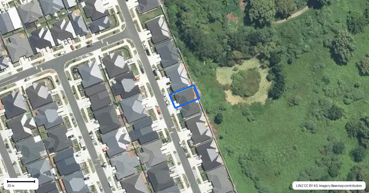 Property context map for 19 Harore Road, Takanini, Auckland