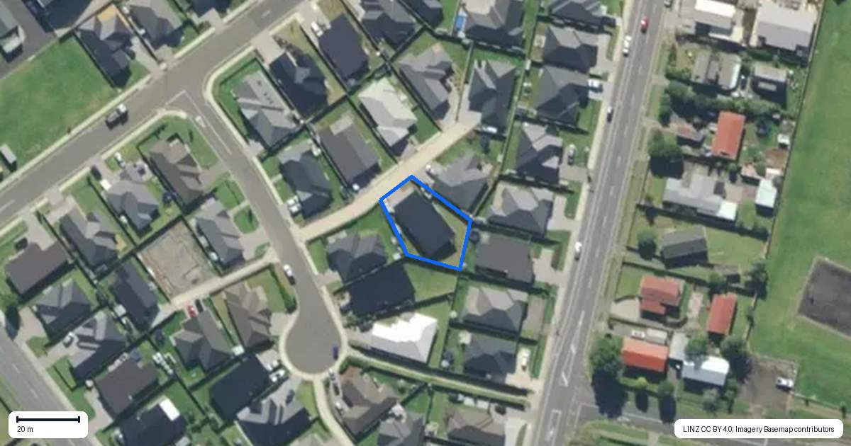 Property context map for 2 Tupeia Lane, Tikipunga, Whangarei