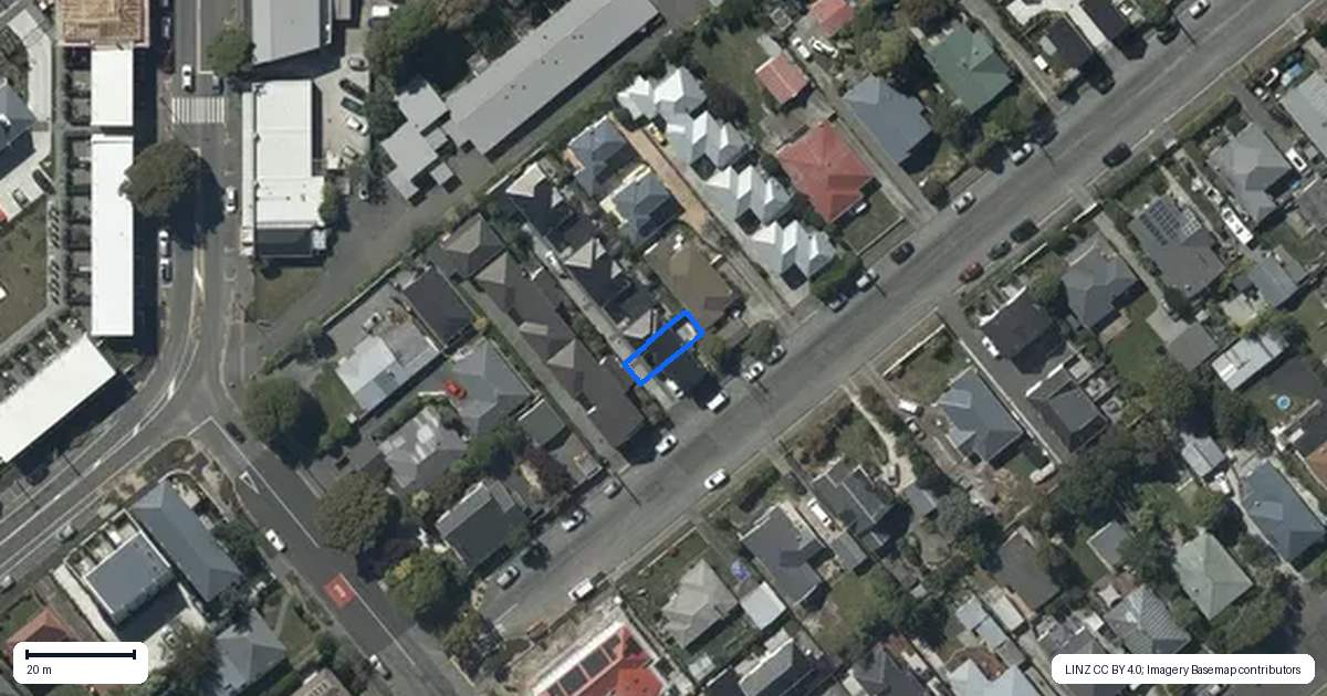 Property context map for 2/9 Bolton Avenue, Spreydon, Christchurch