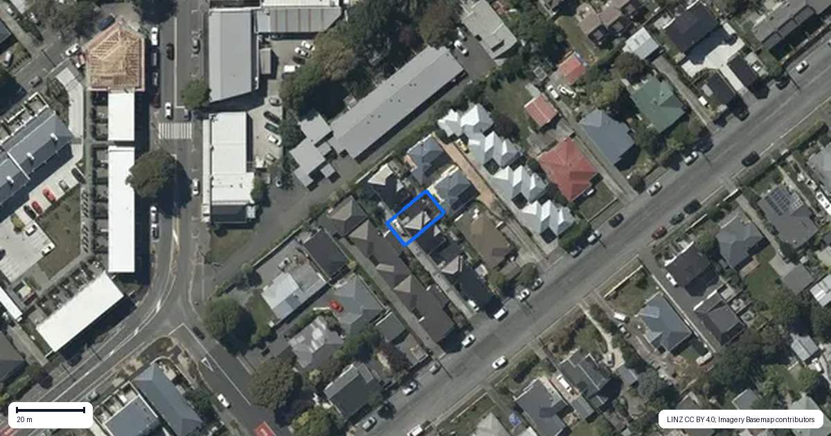 Property context map for 5/9 Bolton Avenue, Spreydon, Christchurch