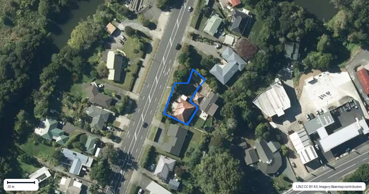 Property context map for 13 Brown Road, Warkworth