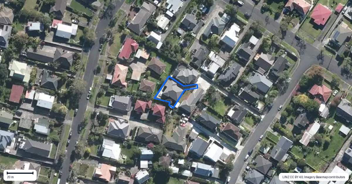 Property context map for 3B Tutuki Street, Waterview, Auckland