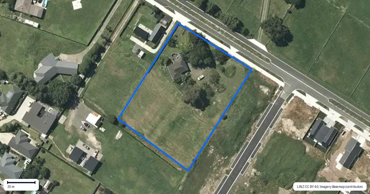 Property context map for 32 Festival Way, Ngaruawahia