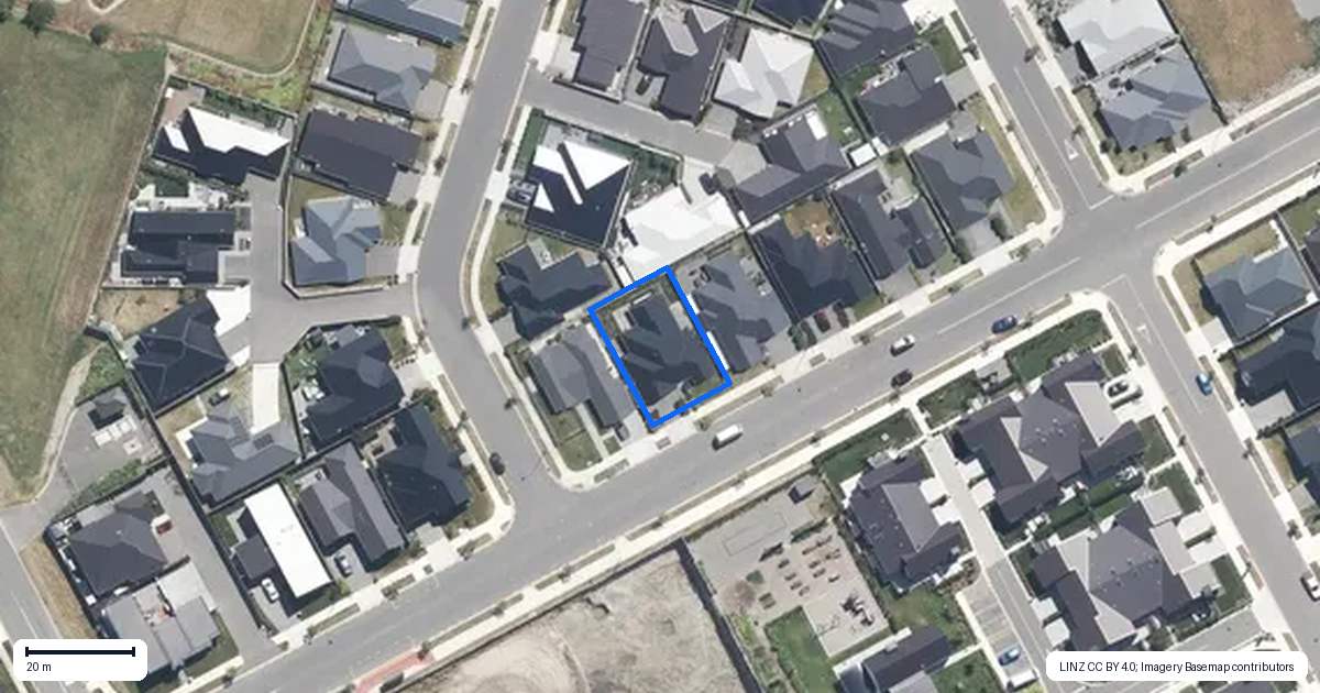 Property context map for 67 Silverstream Boulevard, Kaiapoi