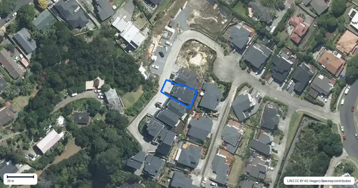 Property context map for 89A Bayside Drive, Browns Bay, Auckland