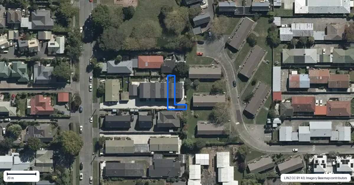 Property context map for 4/118 Champion Street, Edgeware, Christchurch