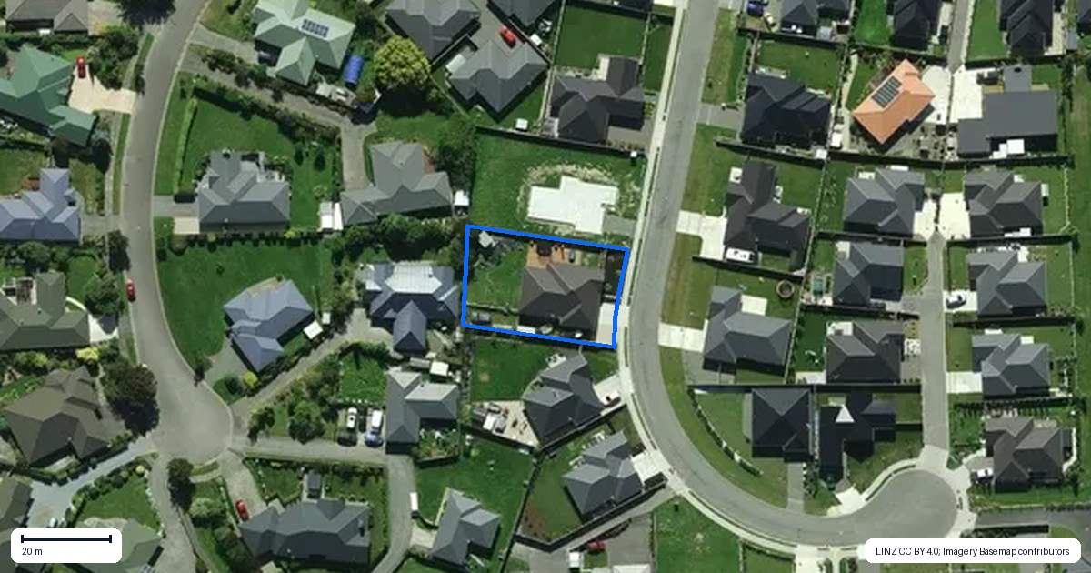 Property context map for 6 Deans Place, Amberley