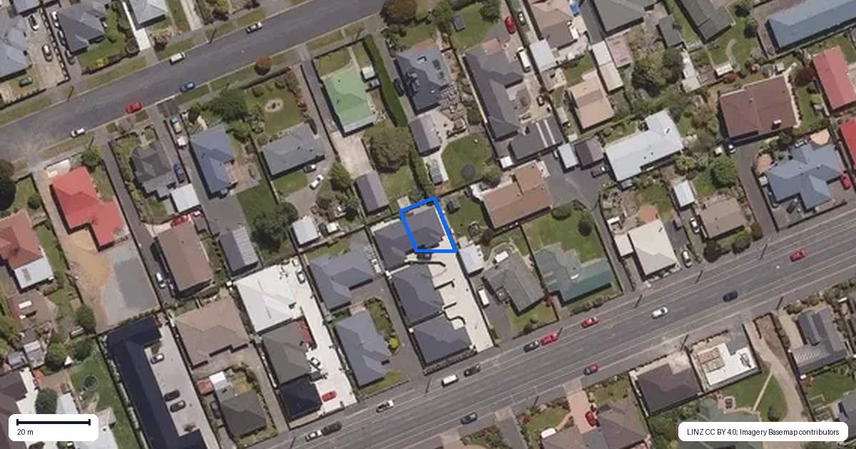 Property context map for 111E Factory Road, Mosgiel