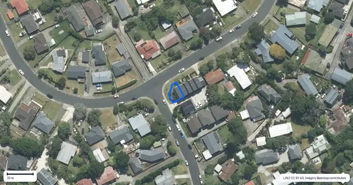 Property context map for 49A Hatherlow Street, Glenfield, Auckland