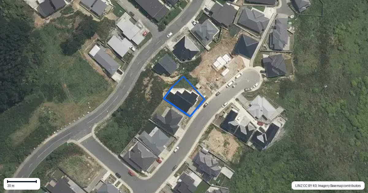 Property context map for 9 Boeing Way, Newlands, Wellington