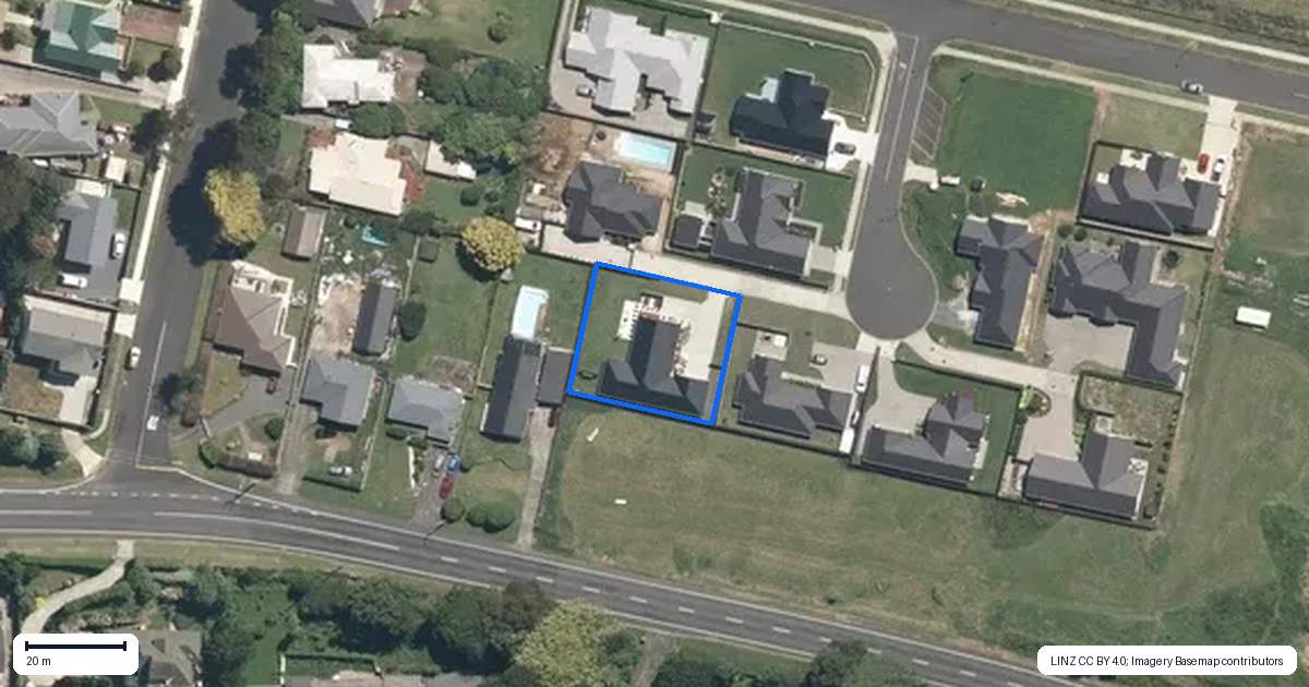 Property context map for 1/62 Lotus Place, Te Awamutu