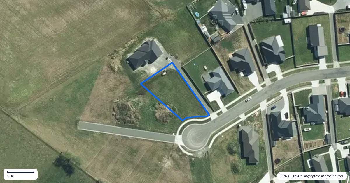 Property context map for 34 George Street, Bulls