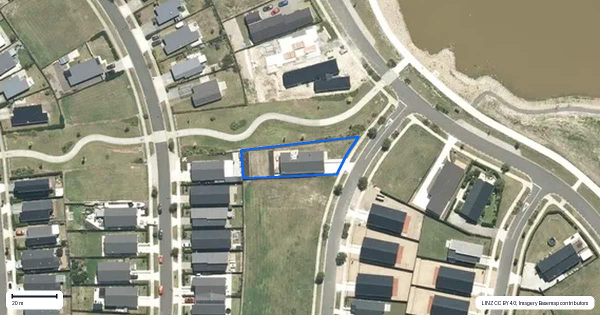 Property context map for 35 Panewaka Street, Te Kauwhata
