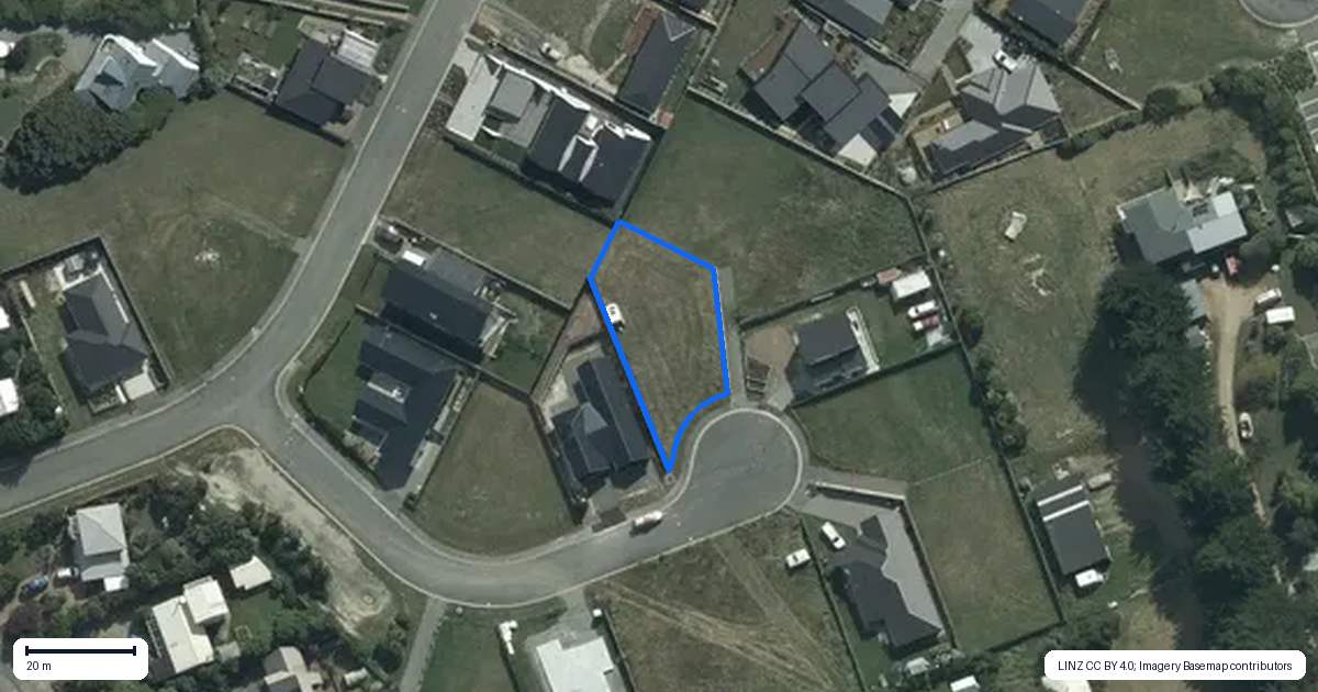 Property context map for 7 Ra Hana Place, Diamond Harbour