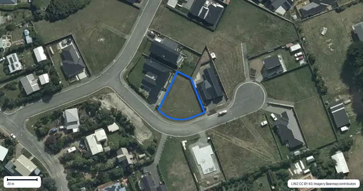 Property context map for 3 Ra Hana Place, Diamond Harbour