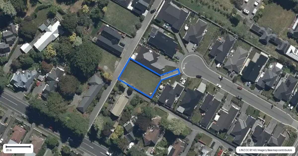 Property context map for 15 Amberite Place, Harewood, Christchurch