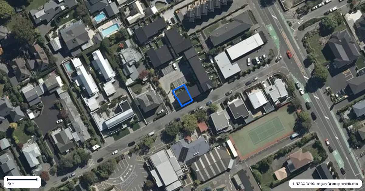 Property context map for 13/131 Merivale Lane, Merivale, Christchurch