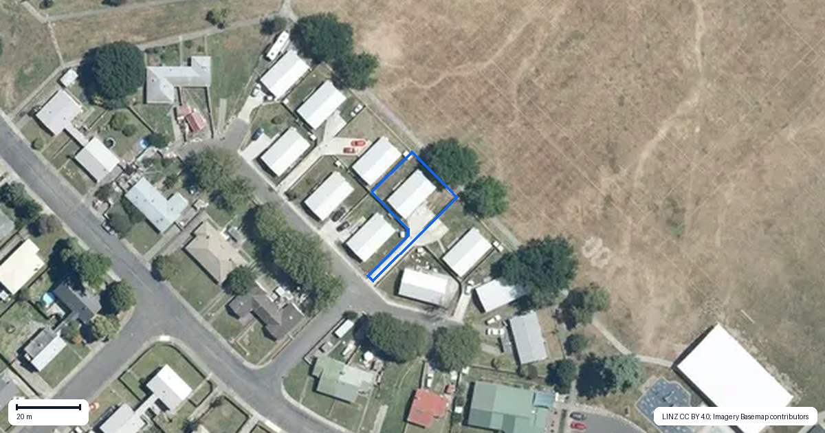 Property context map for 16 Kiwi Lane, Camberley, Hastings