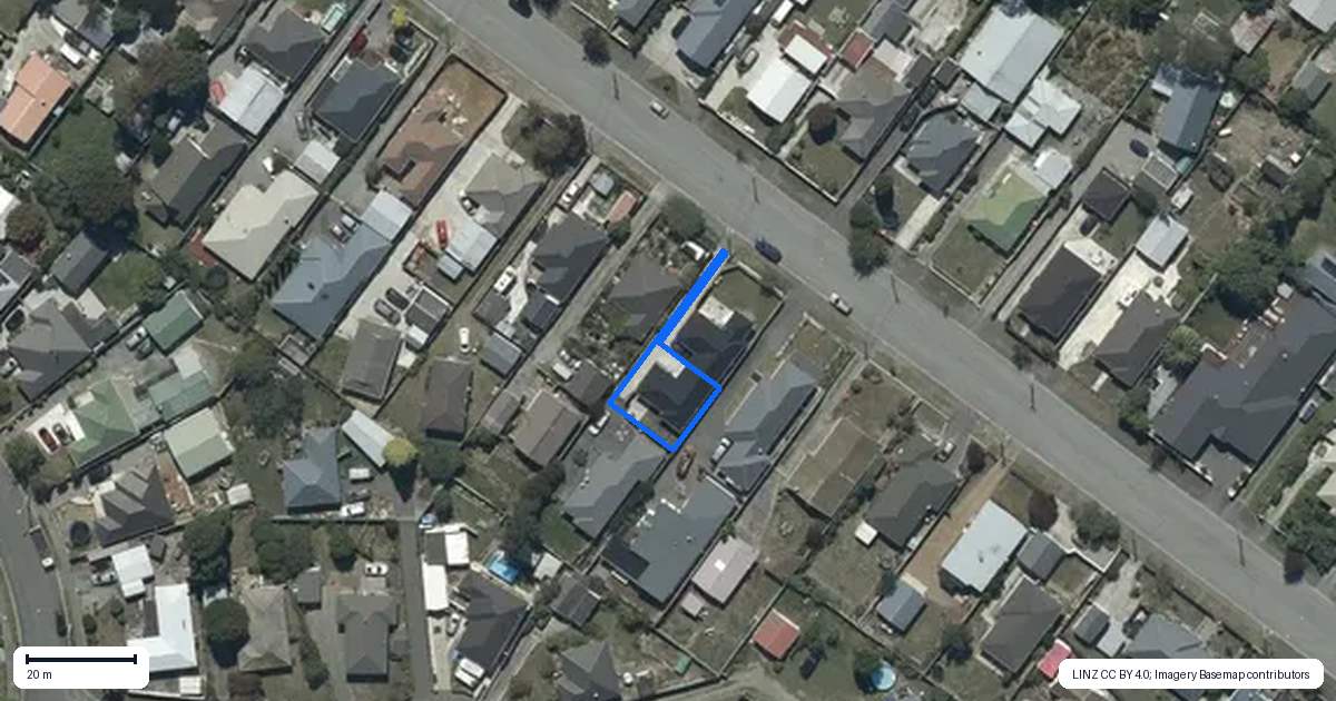 Property context map for 70B Ottawa Road, Wainoni, Christchurch