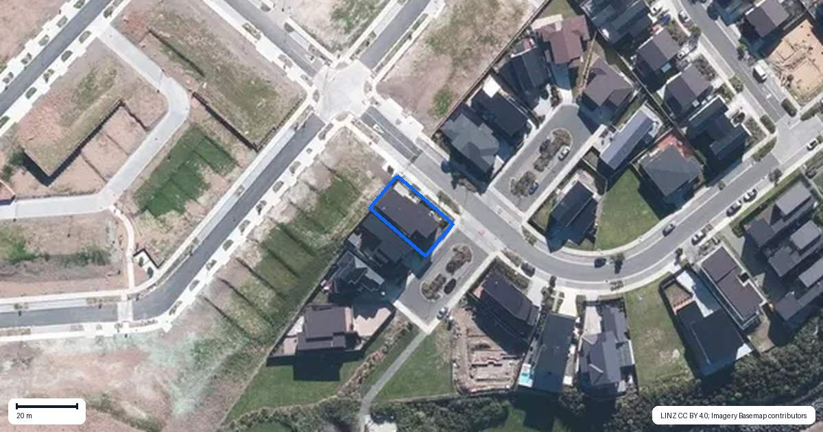 Property context map for 1 Seawind Way, Hobsonville, Auckland