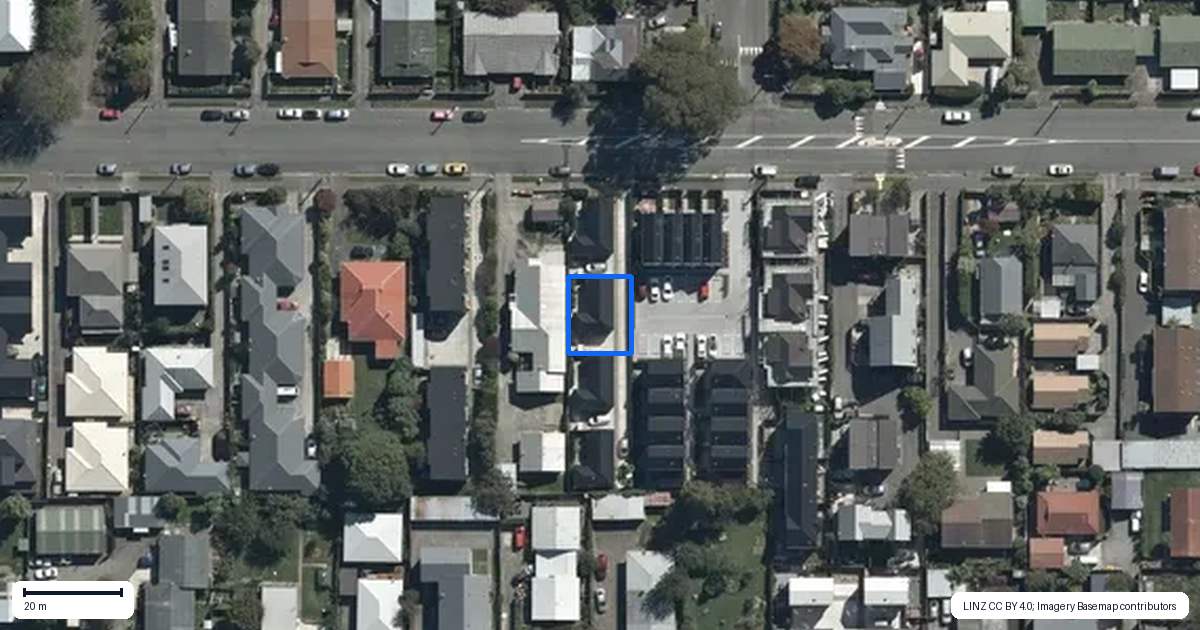 Property context map for 2/502 Armagh Street, Linwood, Christchurch