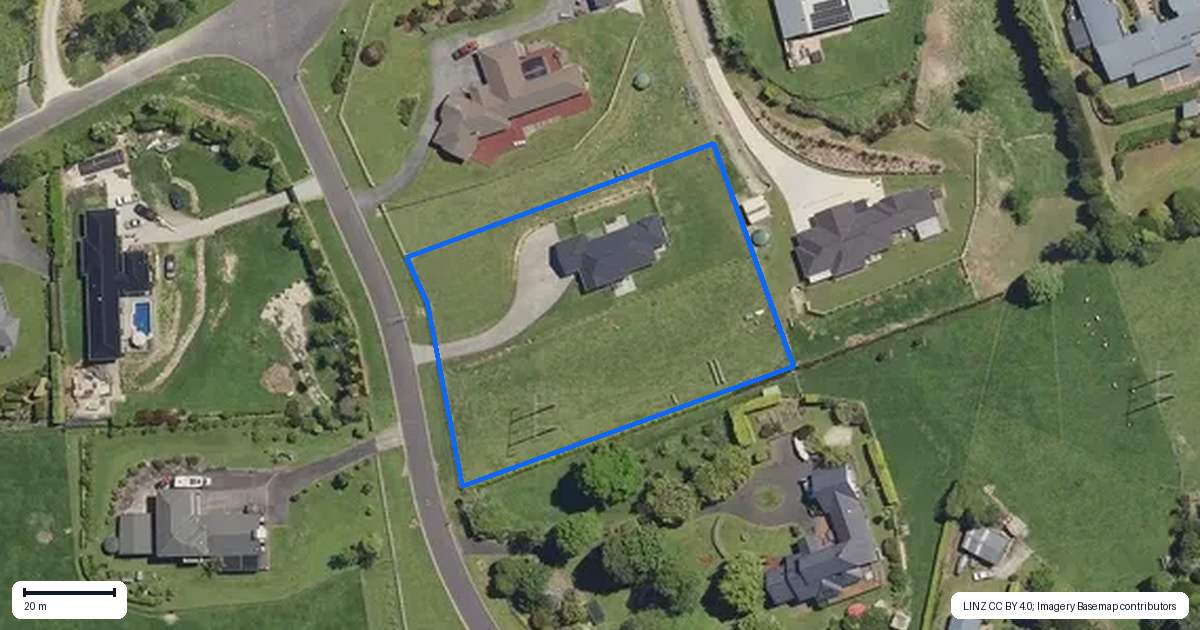 Property context map for 6 Atkins Lane, Hamurana