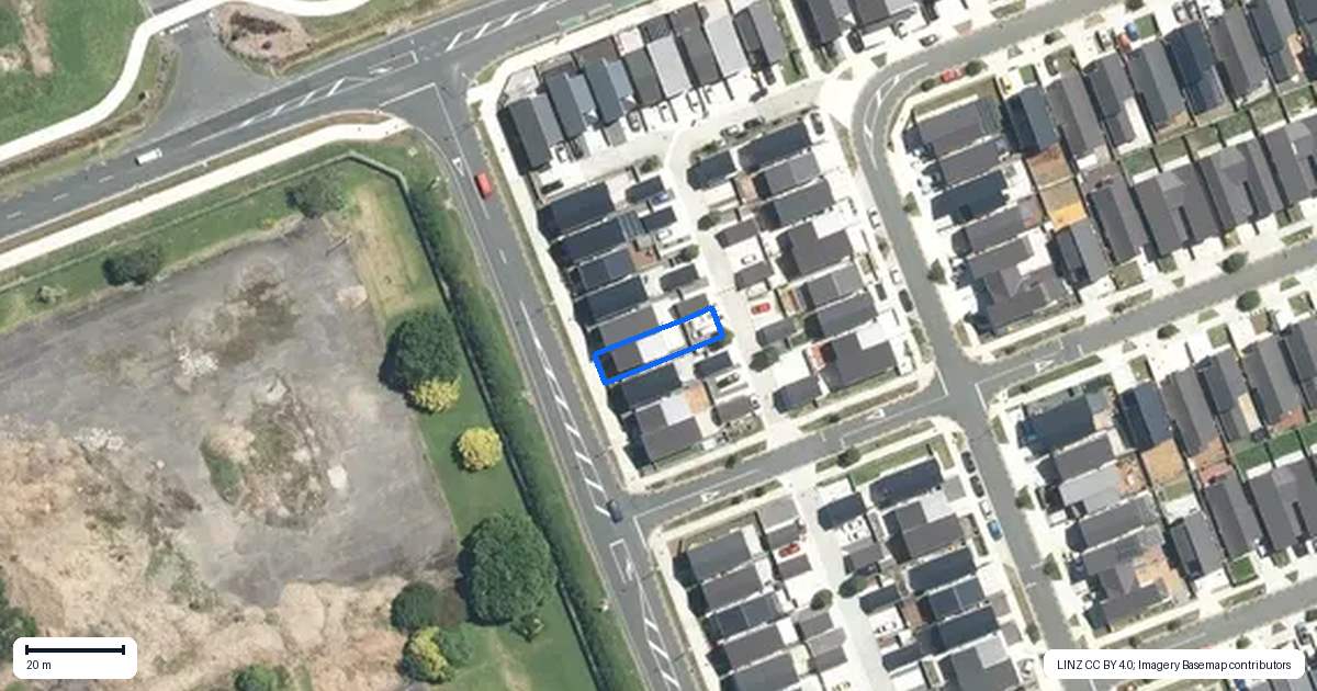 Property context map for 167 Grove Road, Papakura