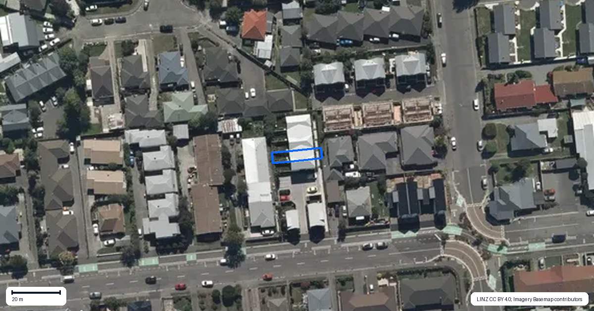 Property context map for 4/62 Elizabeth Street, Riccarton, Christchurch