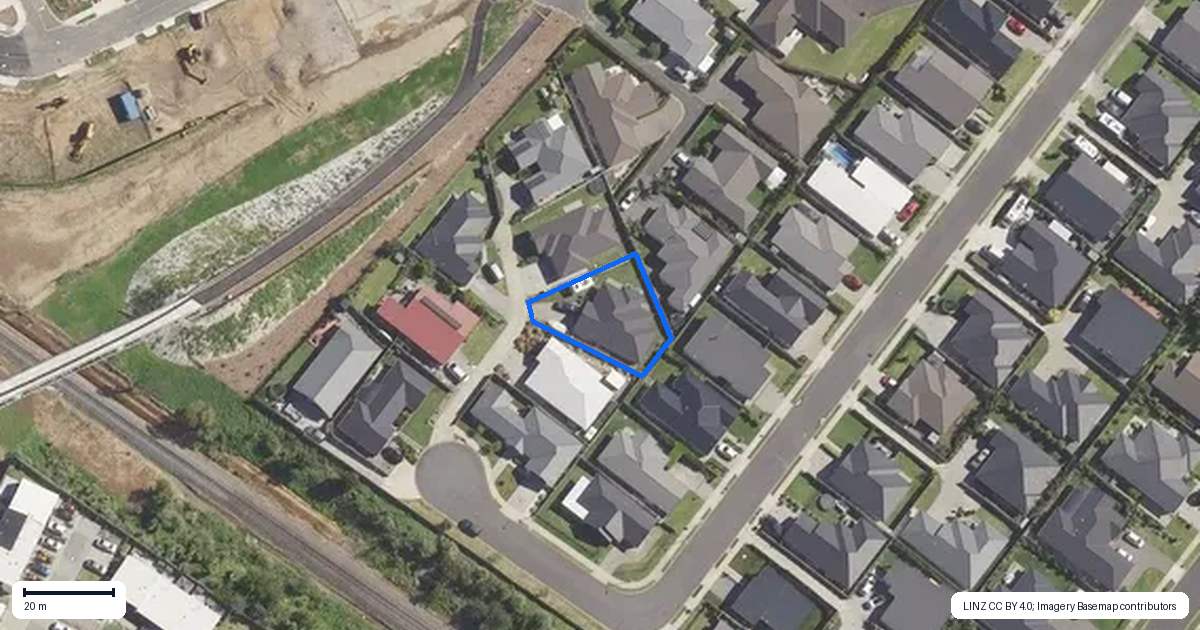Property context map for 32 Augusta Rise, Omokoroa