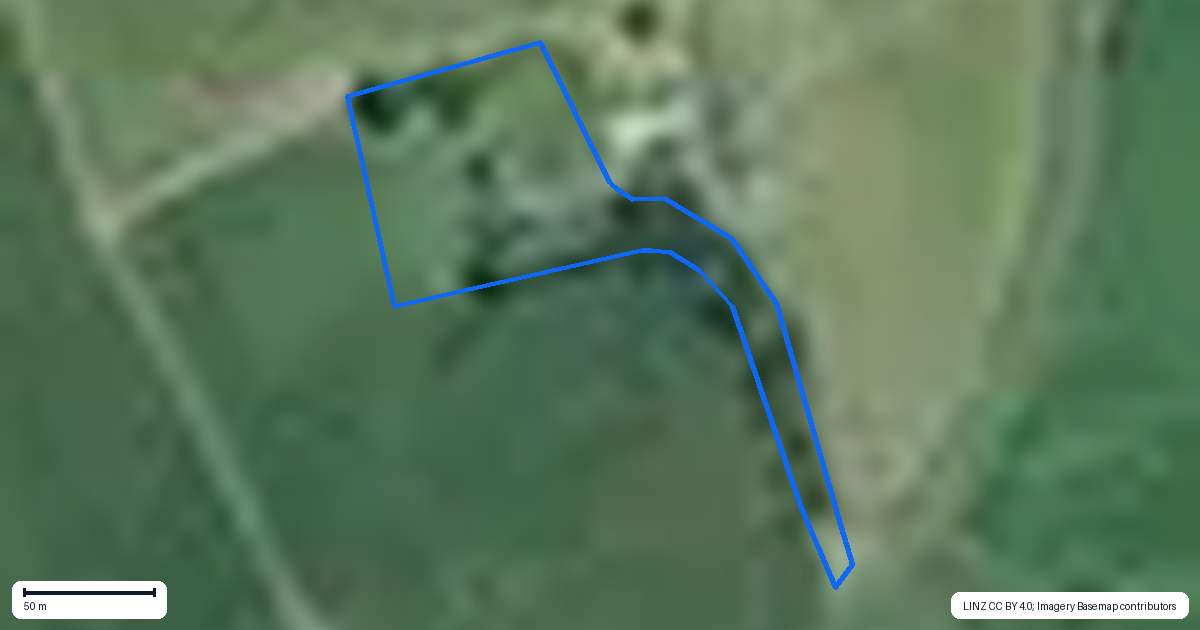 Property context map for 647 Waerenga Road, Waerenga, Te Kauwhata