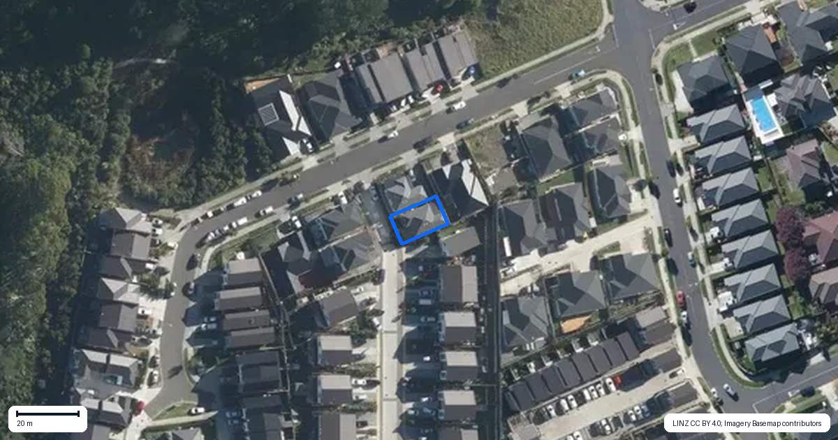 Property context map for 10B Kaimai Avenue, Massey, Auckland