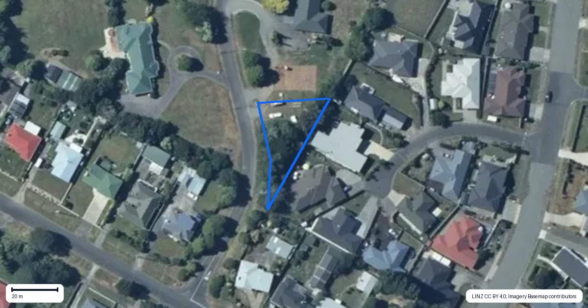 Property context map for 2 Lakewood Grove, Levin