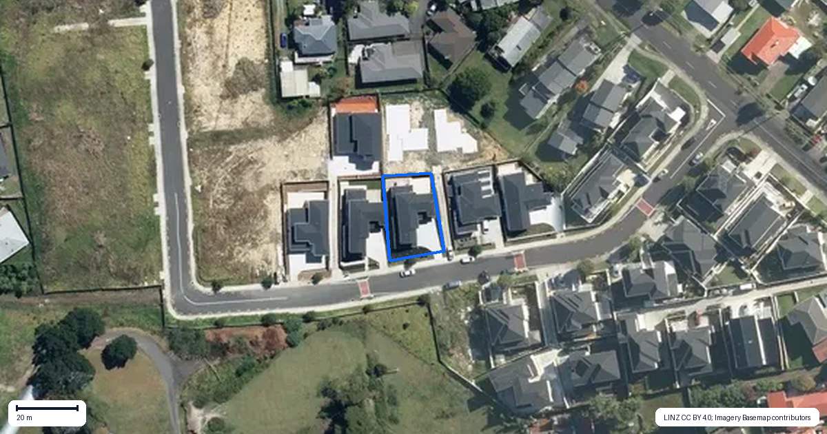 Property context map for 14 Bela Vista Boulevard, Swanson, Auckland