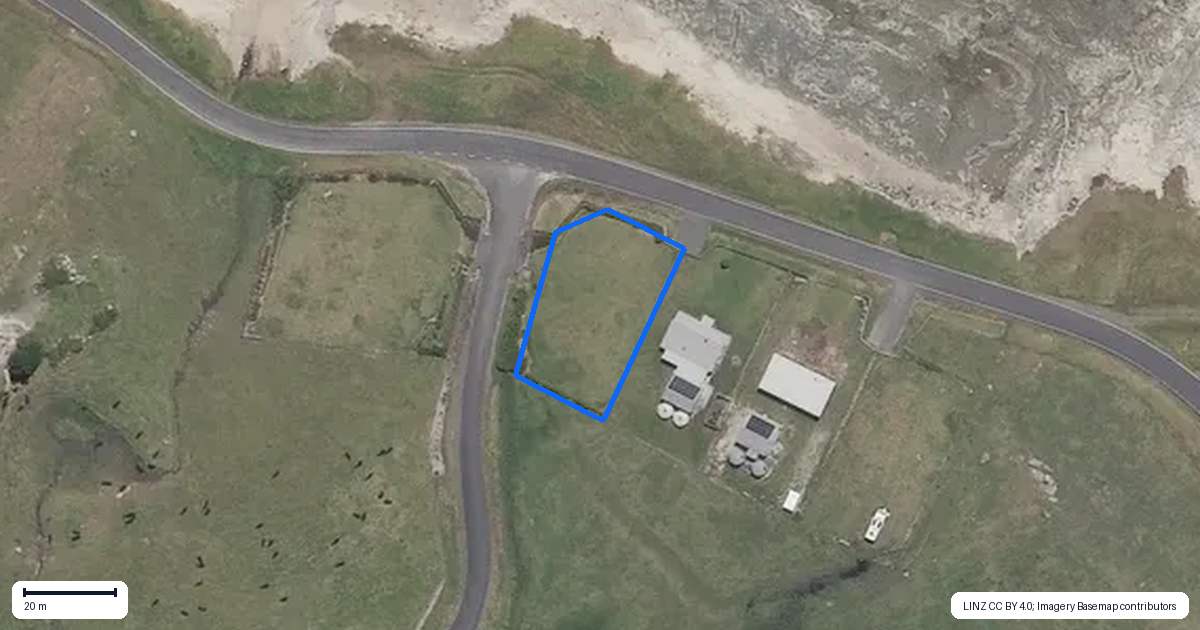 Property context map for 934 Mahia East Coast Road, Mahia