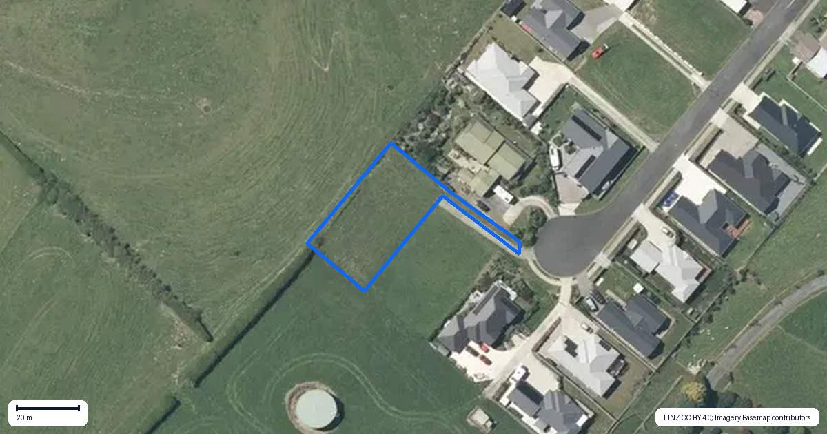 Property context map for 26 Fairview Street, Tirau