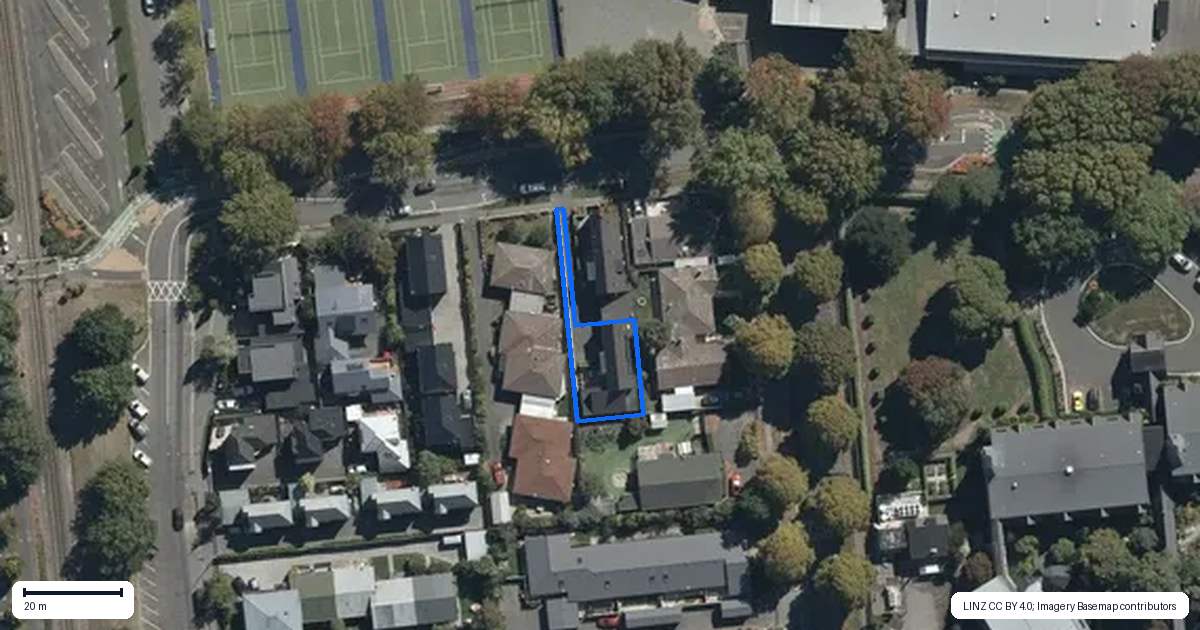 Property context map for 11B Matai Street East, Riccarton, Christchurch