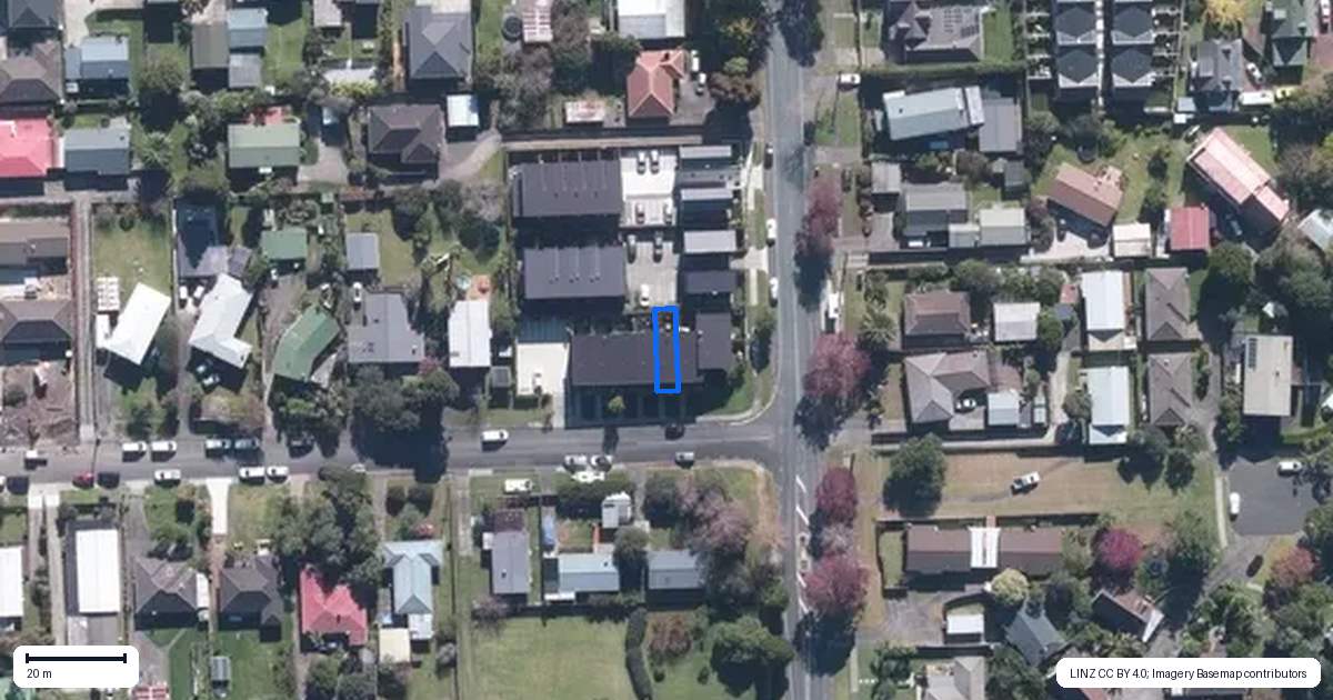Property context map for 1B Hamurana Place, Te Atatu Peninsula, Auckland