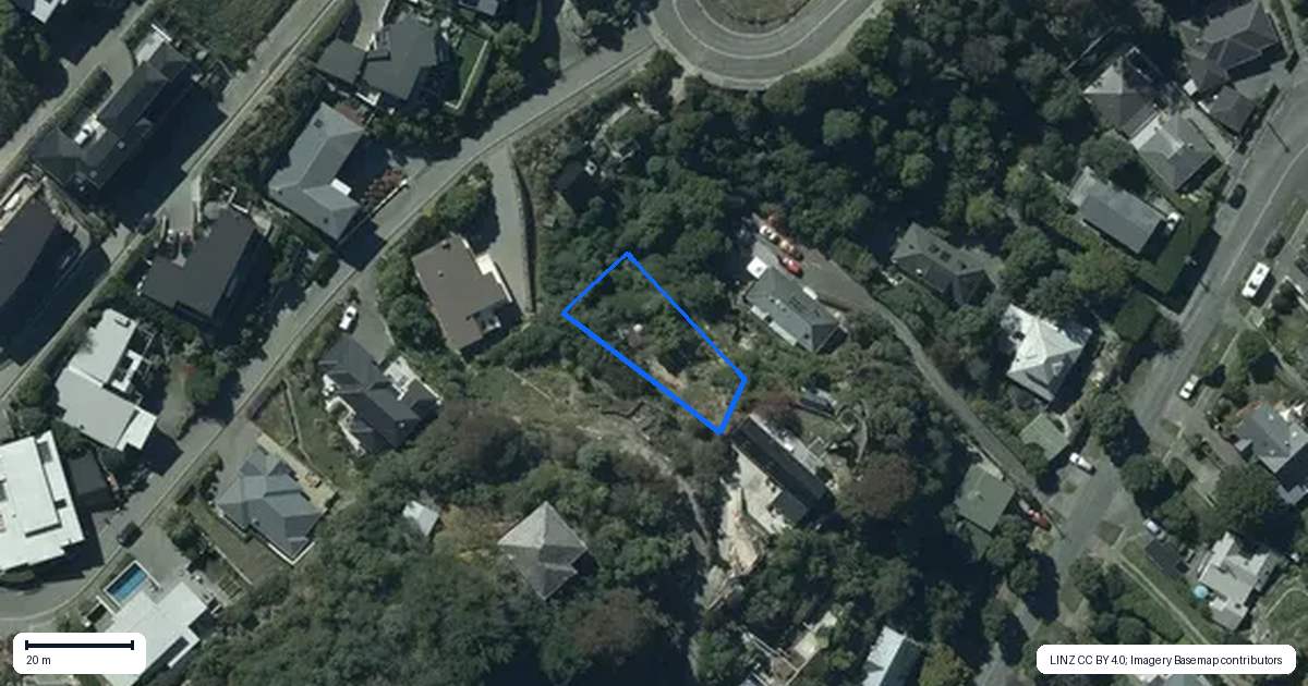 Property context map for 44 Augusta Street, Redcliffs, Christchurch