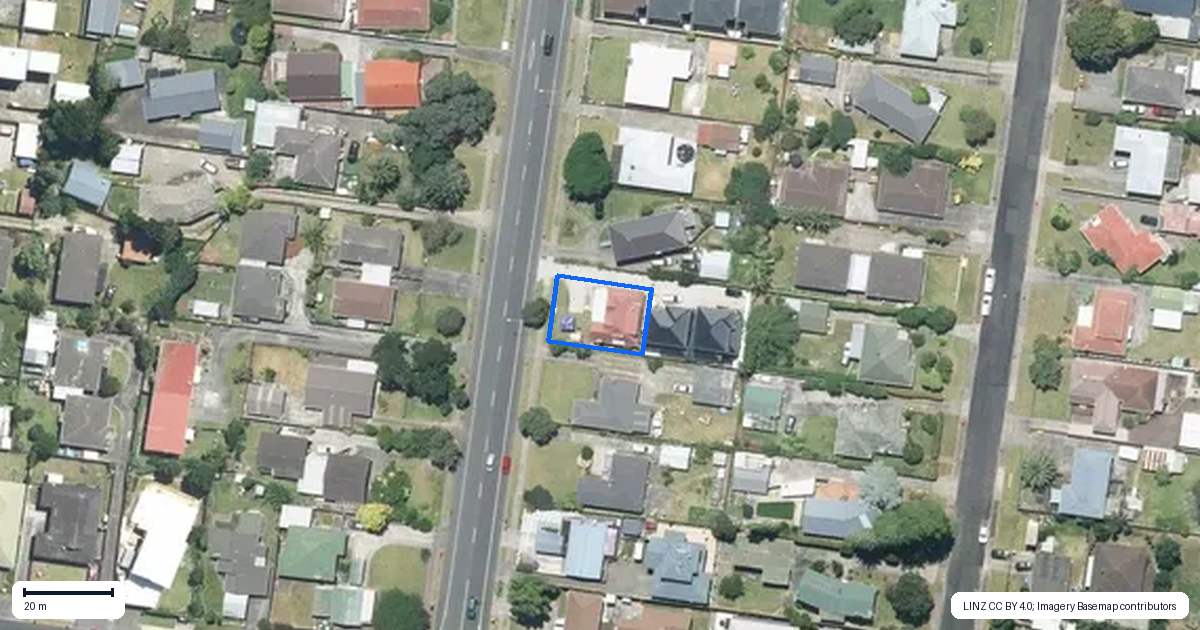 Property context map for 542 Weymouth Road, Weymouth, Auckland